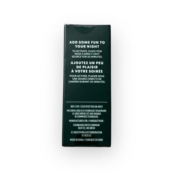 Starbucks X Wicked new in box Alphaba glow mini tumbler keychain ornament - Picture 2 of 3